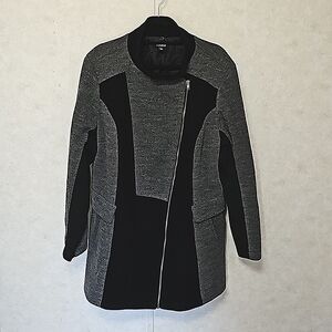 Wool Winter Coat 3X Torrid Black and Gray